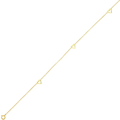 10K GOLD ANKLE CHAIN- 10’’X1MM