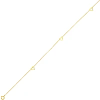 10K GOLD ANKLE CHAIN- 10’’X1MM