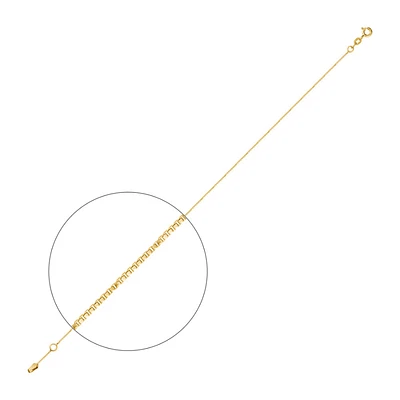 10K CUBIC CHAIN 20'' X 0.6MM