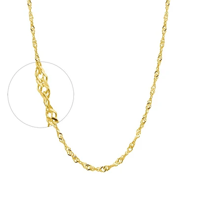 CHAÎNE EN OR JAUNE 10K – 30’’X3MM
