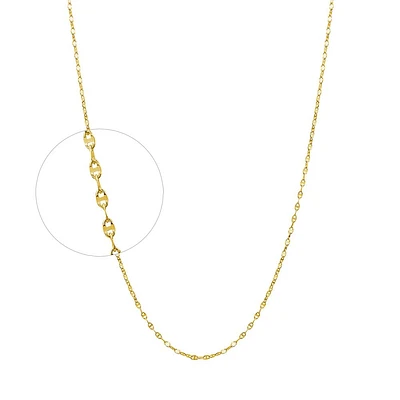 10K YELLOW GOLD CHAIN – 16’’X1MM