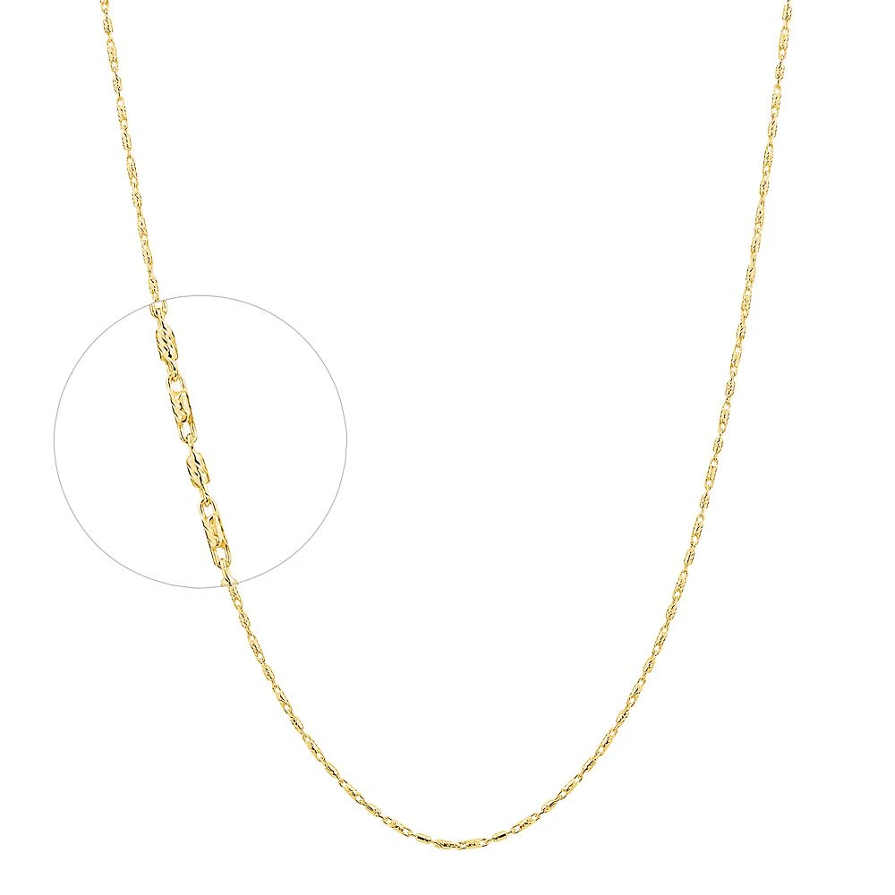 10K YELLOW GOLD CHAIN – 20’’X1MM