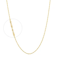 10K YELLOW GOLD CHAIN – 20’’X1MM