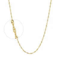 CHAÎNE CHEVILLE OR 10K - 10''X1.5MM