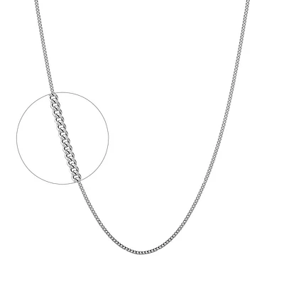 10K WHITE GOLD CHAIN – 16’’