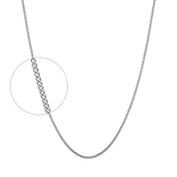 10K WHITE GOLD CHAIN – 16’’