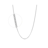 10K WHITE GOLD CHAIN - 24''