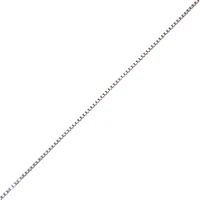 10K WHITE GOLD CHAIN - 16''X0.5MM