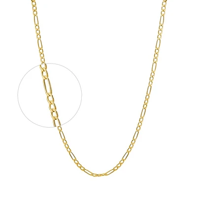 CHAÎNE EN OR JAUNE 10K – 16’’X3MM