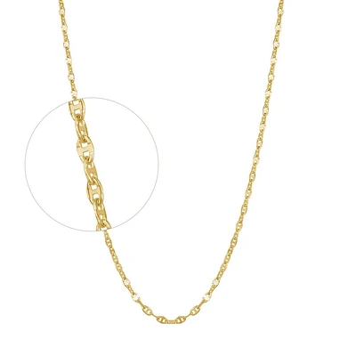 GOLD ANKLE CHAIN- 10’’X1MM