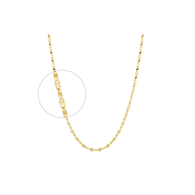 10K YELLOW GOLD CHAIN – 20’’X2MM