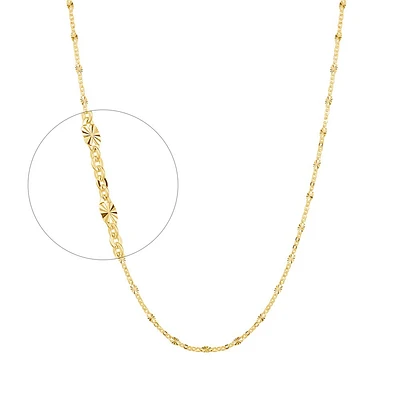 10K YELLOW GOLD CHAIN – 18’’