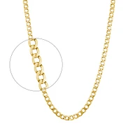 10K YELLOW GOLD CHAIN – 22’’X4MM