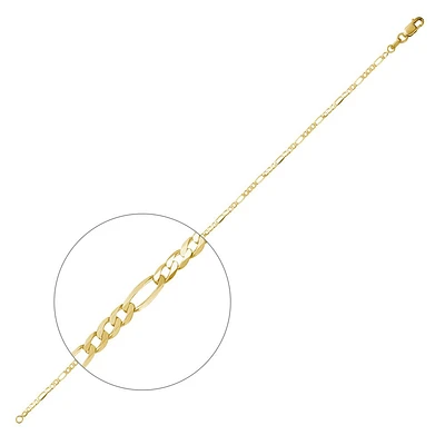 10K YELLOW GOLD BRACELET 7.25’’X2MM