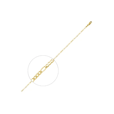 CHAÎNE CHEVILLE OR 10K - 10''X2MM