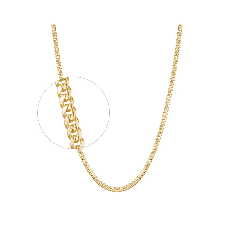 YELLOW GOLD BRACELET 7.25''X3MM