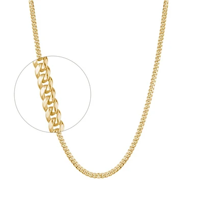 10K YELLOW GOLD CHAIN – 20’’X3MM