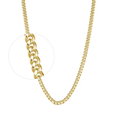 10K YELLOW GOLD CHAIN – 20''X3.7MM
