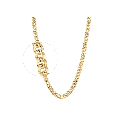 YELLOW GOLD BRACELET 8.5''X5.2MM