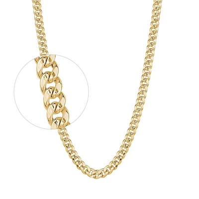 10K YELLOW GOLD CHAIN – 22’’X5.2MM