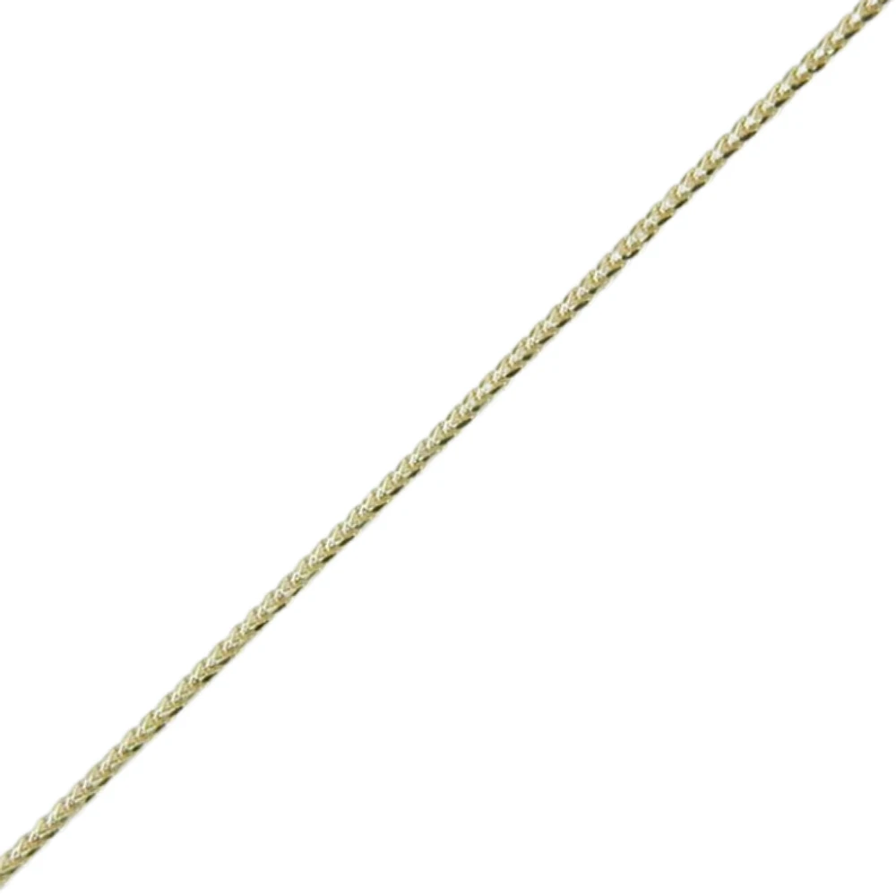 YELLOW GOLD BRACELET 7.25''X1MM
