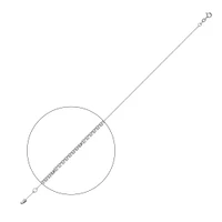 10K WHITE GOLD CHAIN – 18’’