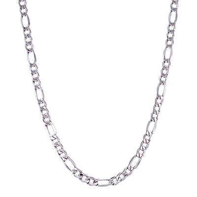 10K WHITE GOLD CHAIN – 18’’X4MM