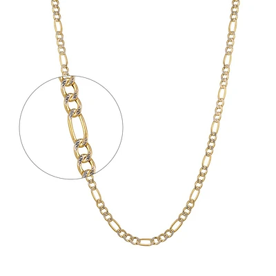 10K YELLOW GOLD CHAIN - 20''X3MM