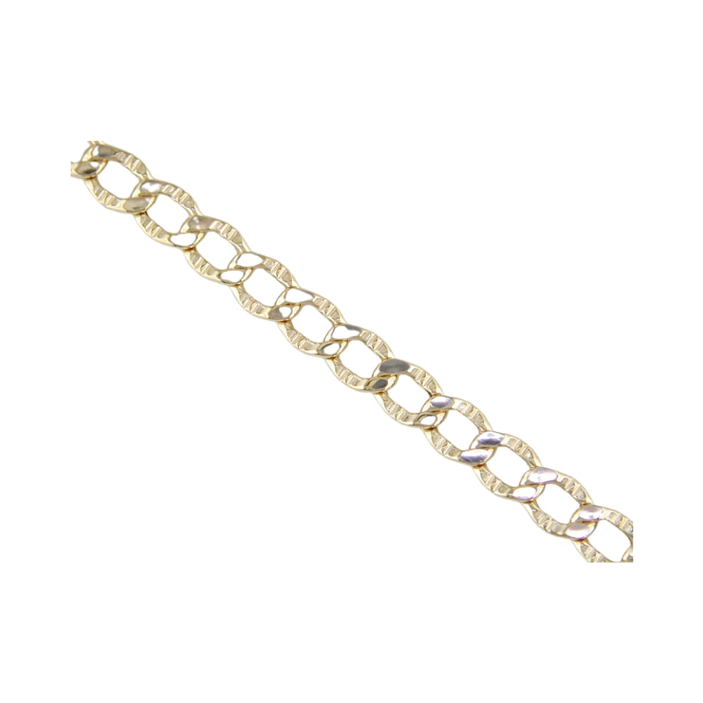TWO-TONE GOLD CHAIN – 20’’X4.5MM