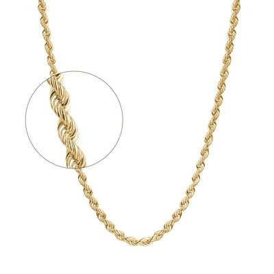 10K YELLOW GOLD CHAIN – 22’’