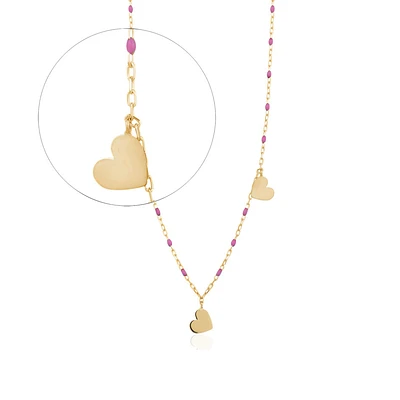 10K YELLOW GOLD NECKLACE - 16''