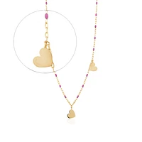 10K YELLOW GOLD NECKLACE - 16''