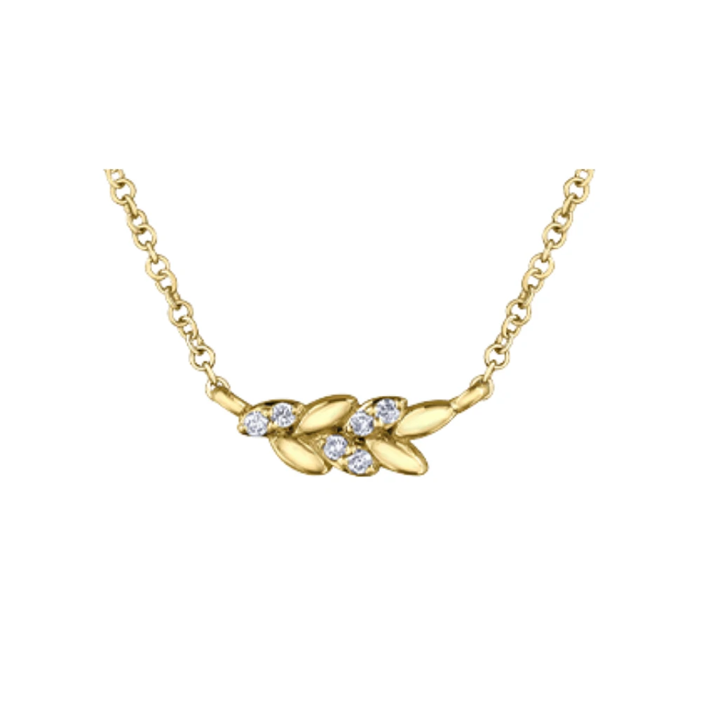 DIAMONDS 10K GOLD NECKLACE