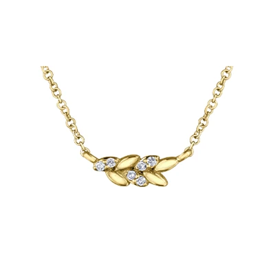 DIAMONDS 10K GOLD NECKLACE