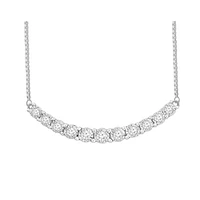 DIAMOND NECKLACE IN 10K WHITE GOLD