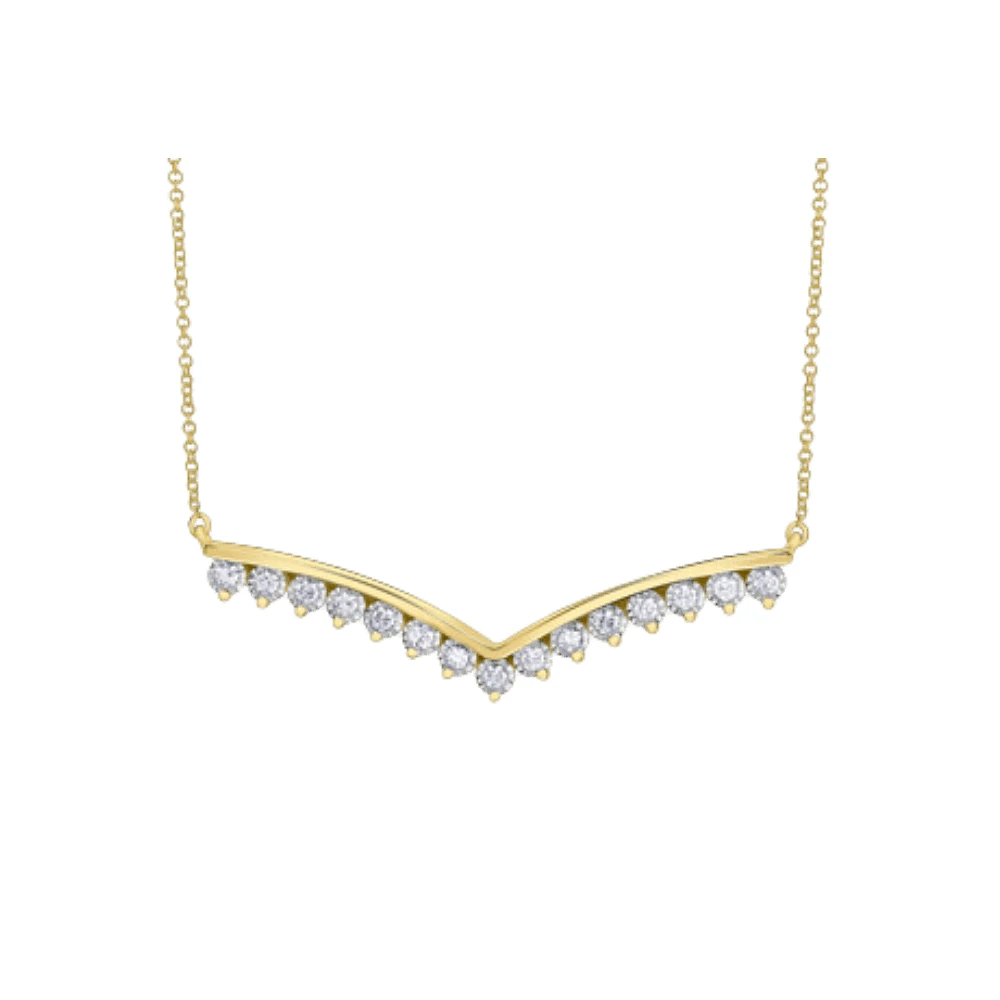 10K 2 TONE GOLD NECKLACE