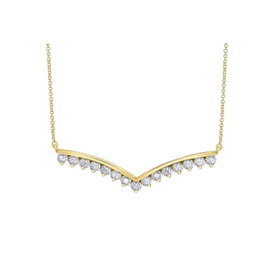 10K 2 TONE GOLD NECKLACE