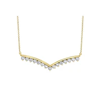 10K 2 TONE GOLD NECKLACE