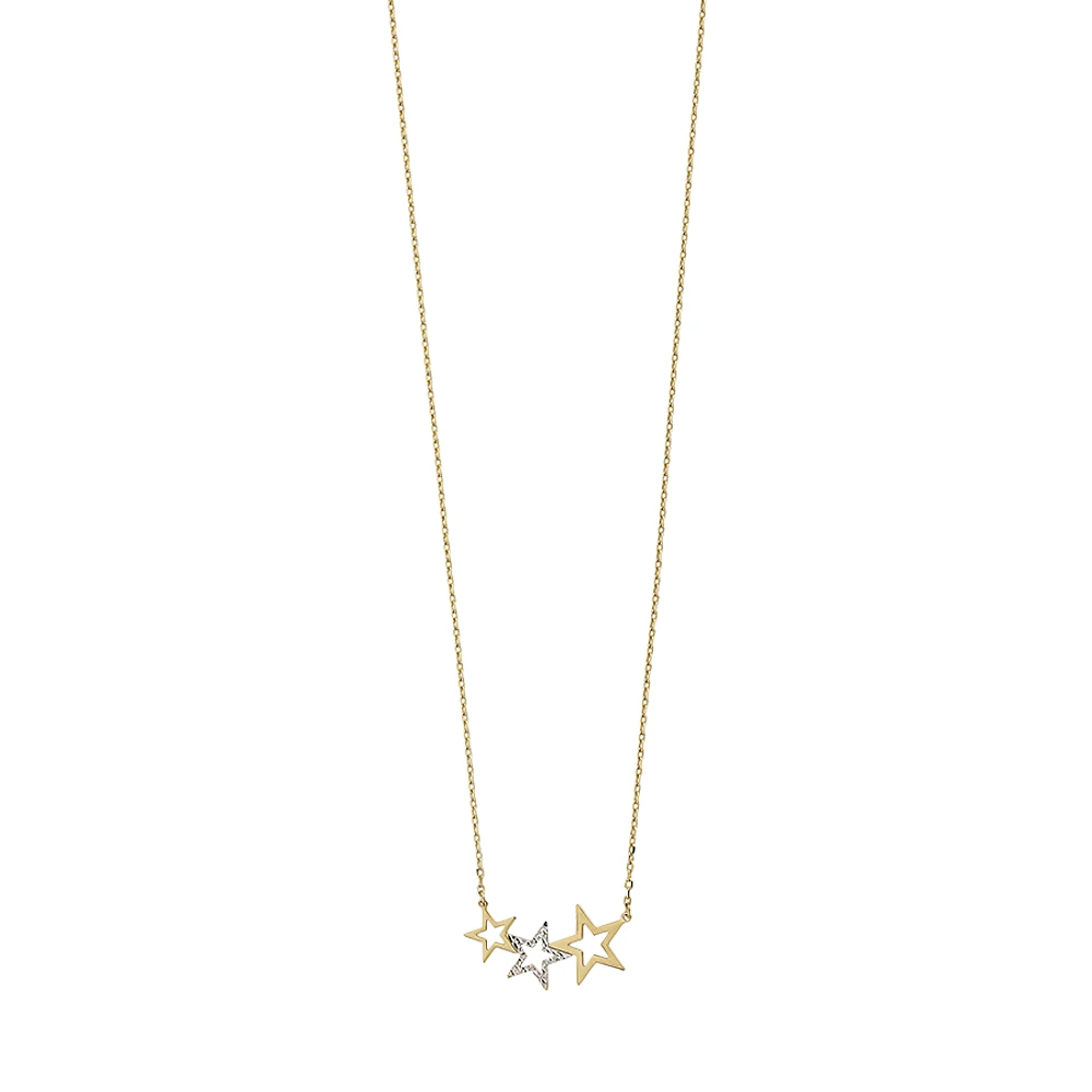 10K YELLOW GOLD NECKLACE – 17