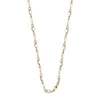 10K 2 TONE GOLD NECKLACE - 17''