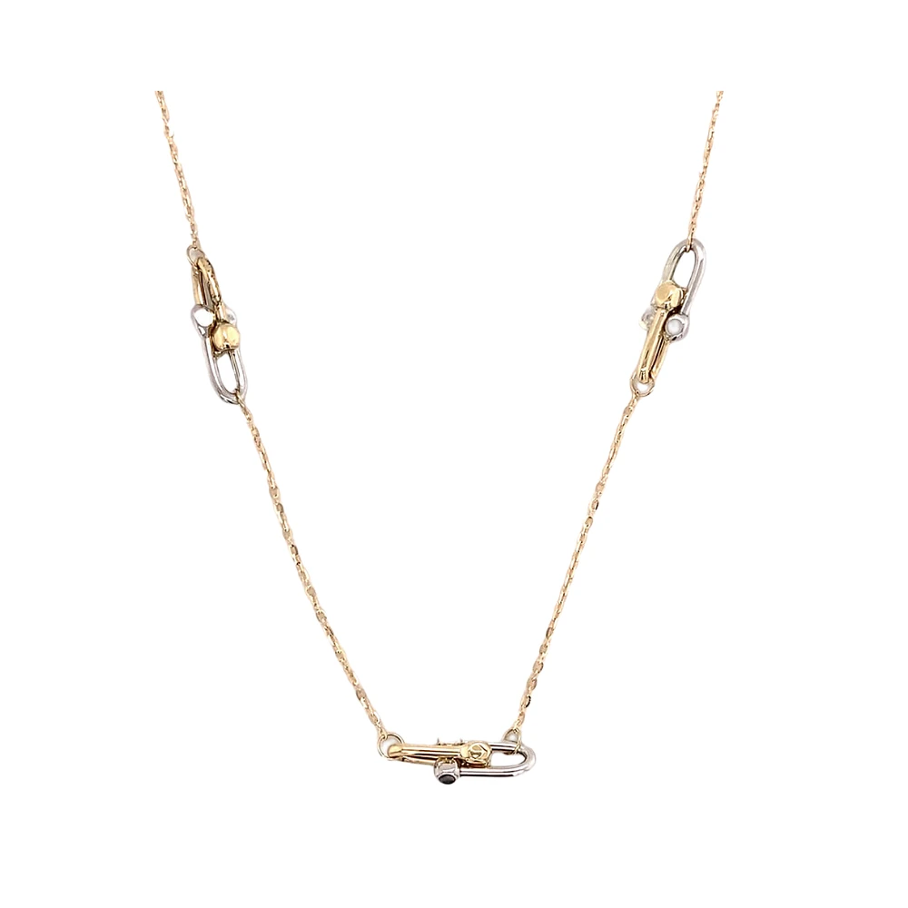COLLIER EN OR 2 TONS 10K – 18