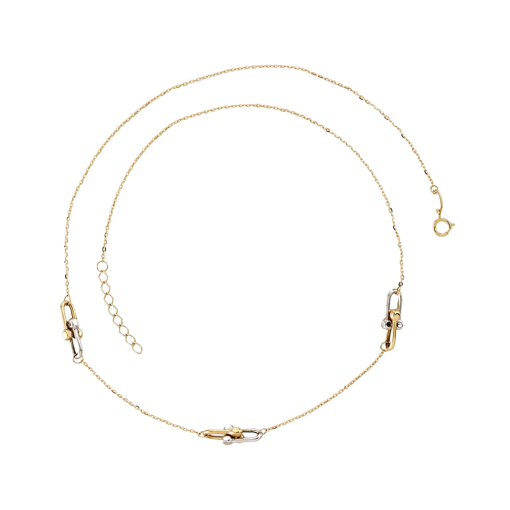 COLLIER EN OR 2 TONS 10K – 18