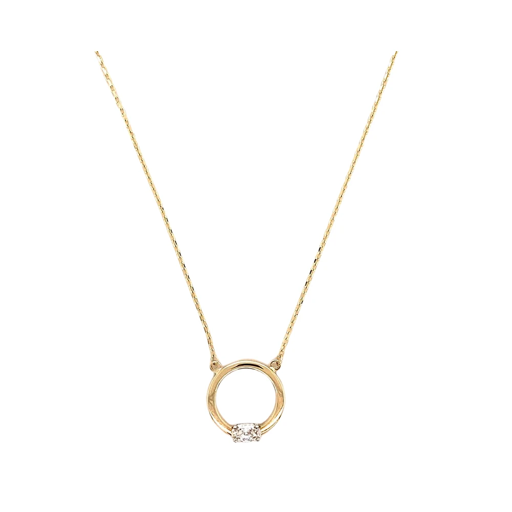 COLLIER EN OR 2 TONS 10K – 18’’
