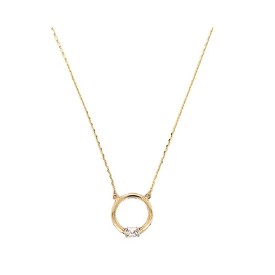 COLLIER EN OR 2 TONS 10K – 18’’