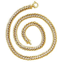 2 TONE 10K GOLD NECKLACE