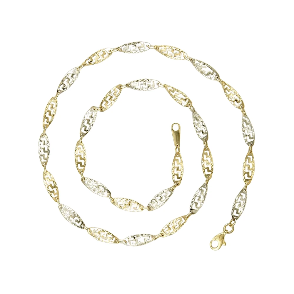 10K 2 TONE GOLD NECKLACE