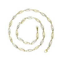 10K 2 TONE GOLD NECKLACE
