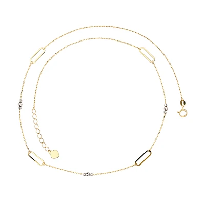 COLLIER EN OR 2 TONS 10K – 18
