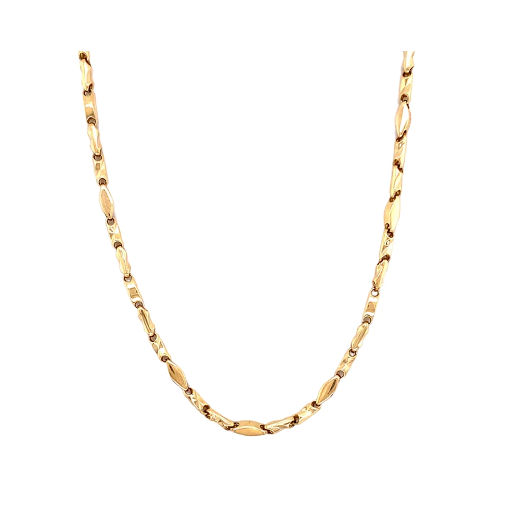 10K YELLOW GOLD NECKLACE - 18''