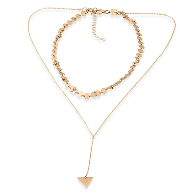 10K YELLOW GOLD NECKLACE – 13’’ 17’